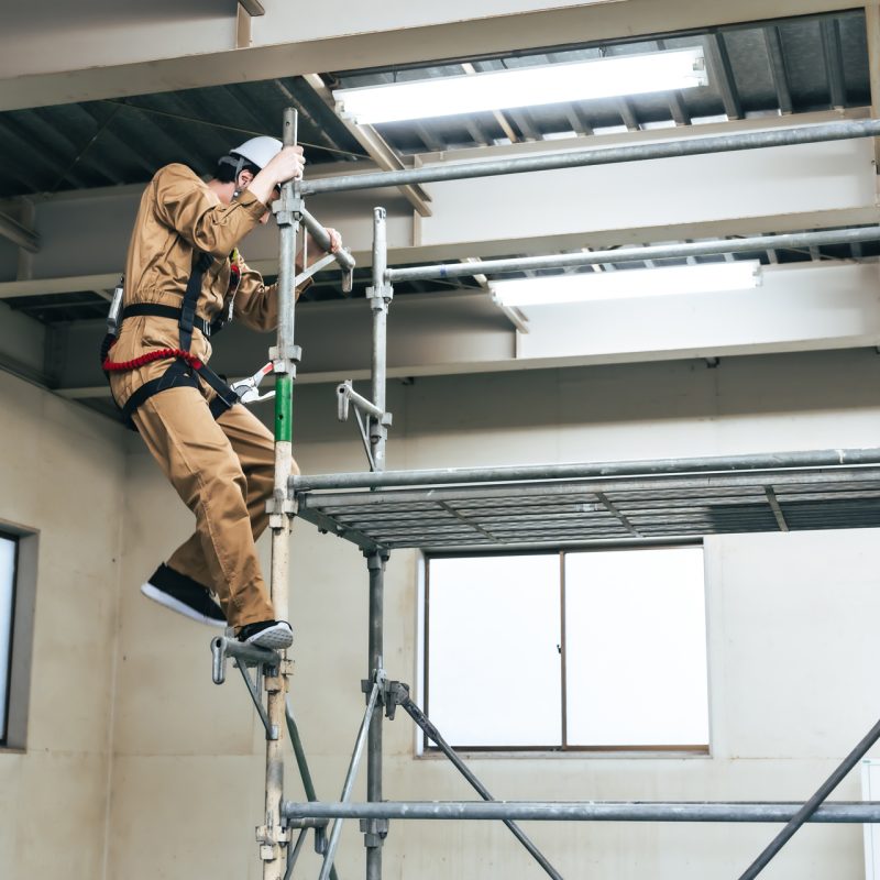 Montage, démontage et réception des échafaudages roulants